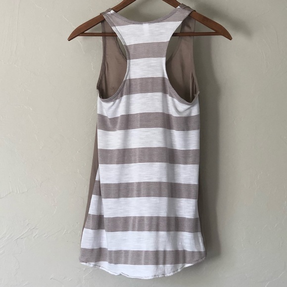 Striped Racerback Tank Top - Picture 2 of 6